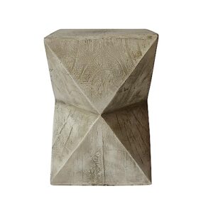 Christopher Knight Home Manuel Weight Concrete Accent Table, Light Gray