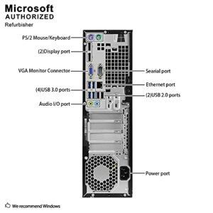 HP Business Desktop ProDesk 600 G2 Desktop Computer - Intel Core i5 (6th Gen) i5-6500 3.20 GHz - 8 GB DDR4 SDRAM - 256 GB SSD (Renewed)