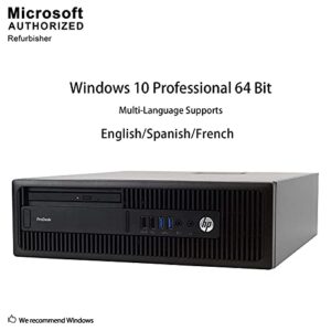 HP Business Desktop ProDesk 600 G2 Desktop Computer - Intel Core i5 (6th Gen) i5-6500 3.20 GHz - 8 GB DDR4 SDRAM - 256 GB SSD (Renewed)