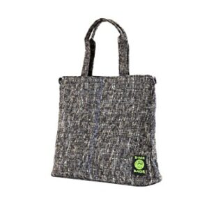 DIME BAGS Urban Tote | Hemp Unisex Purse | Spacious Storage and Adjustable, Removable Shoulder Strap (Concrete)