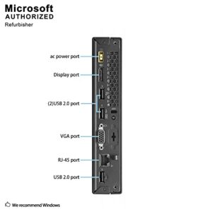 lenovo Think Center M73 Tiny Desktop PC, Intel Core I5-4570T 2.9GHz up to 3.6GHz, 8GB RAM, 240GB SSD, WIFI, BT 4.0, HDMI, USB 3.0, VGA, DP port, W10P64 (Renewed)