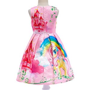 Dressy Daisy Girls Unicorn Pony Birthday Party Fancy Dress Up Clothes Costume Size 8 Pink 127