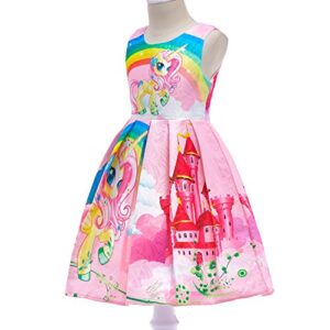 Dressy Daisy Girls Unicorn Pony Birthday Party Fancy Dress Up Clothes Costume Size 8 Pink 127