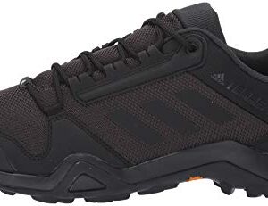 adidas outdoor mens Terrex Ax3 Hiking Boot, Black/Black/Carbon, 11.5 US