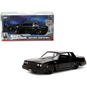 dom's buick grand national black "fast & furious" movie 1/32 diecast model car by jada