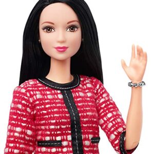 Barbie Political Candidate Doll, Tall Black-Haired Doll for 3 to 7 Year Olds​​​