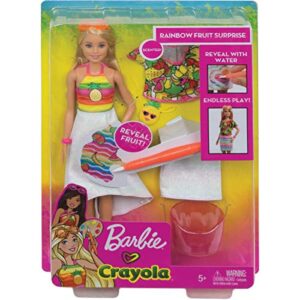 Barbie Crayola Rainbow Fruit Surprise Doll & Fashions