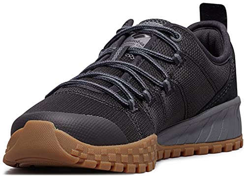 Columbia Men's Fairbanks Low Shoe, Breathable, High-Traction Grip Black, Graphite, 12