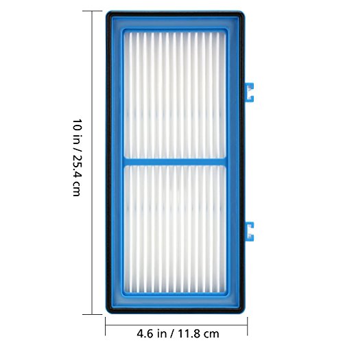 Nispira True HEPA Air Filter Replacement Compatible with Holmes Air Purifier AER1 HAPF30AT - 1.2” x 10” x 4.6” (4 HEPA Filters)