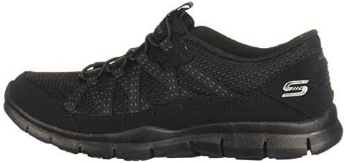 Skechers Women's Gratis-Strolling Sneaker, BBK, 9 M US