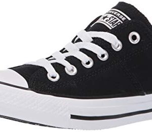 Converse Women's Chuck Taylor All Star Madison Low Top Sneaker, Black/White/Black, 8.5 M US