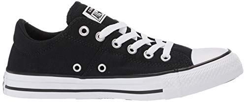 Converse Women's Chuck Taylor All Star Madison Low Top Sneaker, Black/White/Black, 8.5 M US