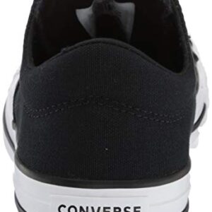 Converse Women's Chuck Taylor All Star Madison Low Top Sneaker, Black/White/Black, 8.5 M US