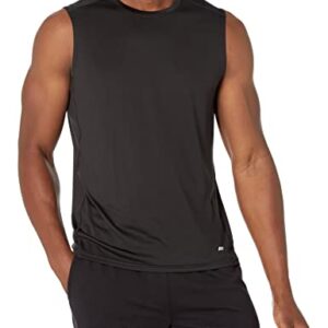 Amazon Essentials Men's Tech Stretch Muscle Shirt, Black, X-Small