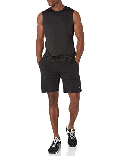 Amazon Essentials Men's Tech Stretch Muscle Shirt, Black, X-Small