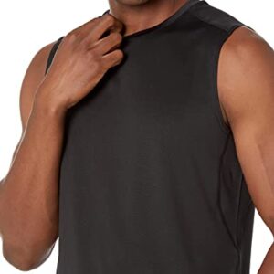 Amazon Essentials Men's Tech Stretch Muscle Shirt, Black, X-Small