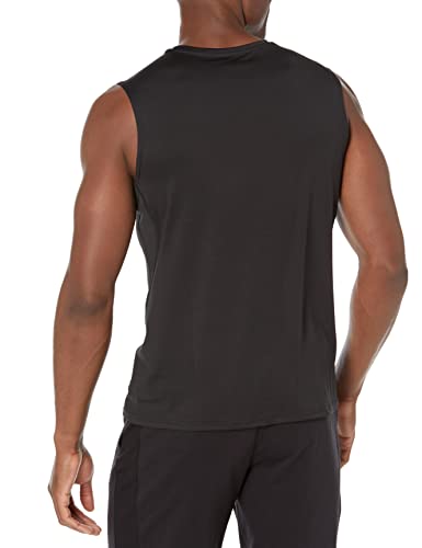 Amazon Essentials Men's Tech Stretch Muscle Shirt, Black, X-Small