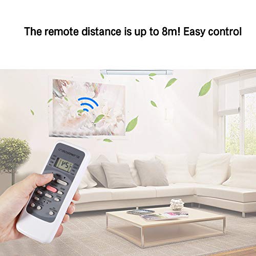 R51M/E Remote Control Replacement for Midea Air Conditioner, Air Conditioner Remote Control Compatible with R51 Series R51/E R51/CE R51M/CE R51D/E R51M/BGE R51M/BGE