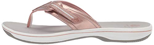 Clarks Women's Brinkley Jazz Flip-Flop rose gold 070 M US