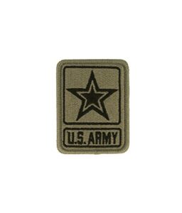 us army star logo - ocp patch with hook fastener (ea)