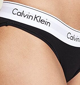 Calvin Klein Underwear Women's Modern Cotton Bikini Briefs, Black, M