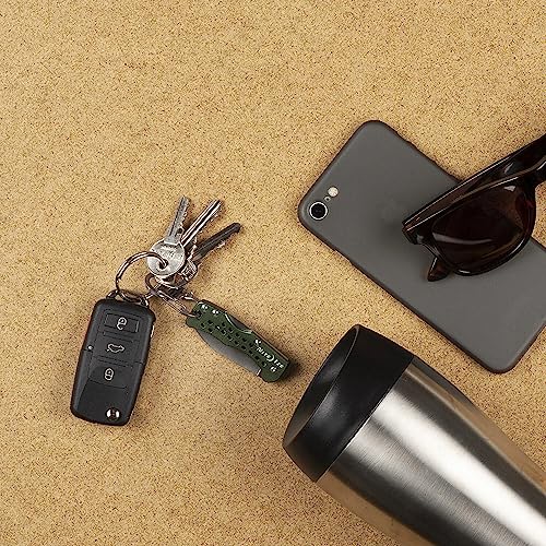 Nite Ize DoohicKey Keychain Knife, Folding Pocket Knife for Keychain, Green