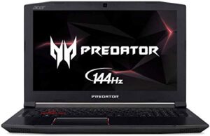 acer predator helios 300 gaming laptop, 15.6in full hd ips display intel 6-core i7-8750h, geforce gtx 1060 6gb ddr5 16gb ddr4, 256gb nvme ssd, ph315-51-78np (renewed)