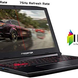 Acer Predator Helios 300 Gaming Laptop, 15.6in Full HD IPS Display Intel 6-Core i7-8750H, GeForce GTX 1060 6GB DDR5 16GB DDR4, 256GB NVMe SSD, PH315-51-78NP (Renewed)