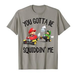 Nintendo Mario Kart You Gotta Be Squiddin Me Graphic T-Shirt T-Shirt