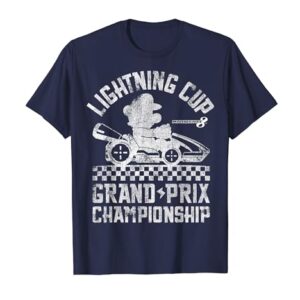 Nintendo Mario Kart Lightning Cup Faded Graphic T-Shirt T-Shirt