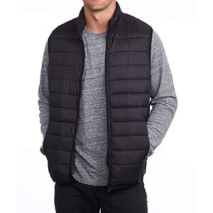 alpine swiss clark mens lightweight down alternative vest jacket black 2xl