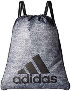 adidas tournament 3 sackpack, jersey onix grey/black, one size