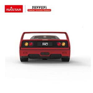 Radio Remote Control 1/24 Scale Ferrari F40 Licensed RC Model Car (Red)