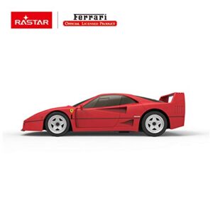 Radio Remote Control 1/24 Scale Ferrari F40 Licensed RC Model Car (Red)