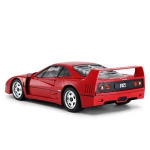 Radio Remote Control 1/14 Scale Ferrari F40 Licensed RC Model Car w/Front Light Controller Open/Close(Red),unisex-children