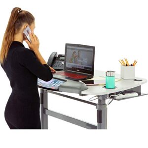 Exerpeutic 5000 ExerWork 20" Wide Belt Desk Treadmill with Adjustable Desktop Height, 325 lbs Capacity