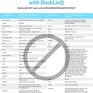 DockLinQ Pro Bluetooth 5.0 Adapter Receiver for Bose Sounddock and 30 pin iPod iPhone Music Docking Station(Not for Cars)