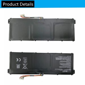 Aluo AP18C8K New Laptop Battery compatable with Acer Aspire 5 A514-52 A514-52-58U3 Chromebook 314 C933 Swift 3 SF314-42 SF314-57 SF314-57G SF314-58 Series Notebook 11.25V 50.29Wh