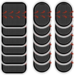 electrodes pad,18 pcs gel pads replacement unit set pack for all abdominal belts