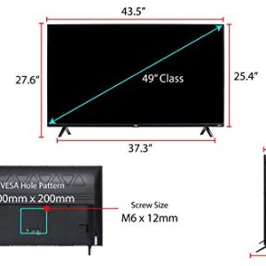 TCL 49S325 49 Inch 1080p Smart Roku LED TV (2019)