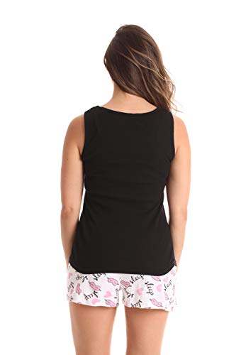 Just Love Women Sleepwear Short Sets Woman Pajamas 6322-10381-BLK-1X