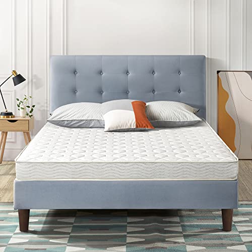 Best Price Mattress 6 Inch Tight Top Innerspring Mattress - Comfort Foam Top with Bonnell Spring Base, CertiPUR-US Certified Foam, Twin,White