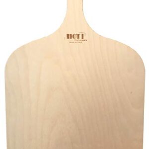 HOT!Kitchenware Birch Wood Pizza Peel, Made in Italy, 11.4 x 16.3 x 0.23 inches