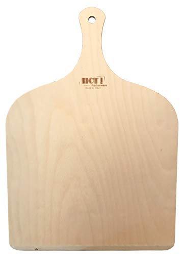 HOT!Kitchenware Birch Wood Pizza Peel, Made in Italy, 11.4 x 16.3 x 0.23 inches