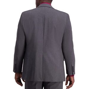 J.M. Haggar mens 4-way Stretch Diamond Weave Classic Fit Separate Pant Business Suit Jacket, Dark Grey, 50 US