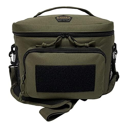 HSD Tactical Lunch Box for Men - Thick Insulated Adult Lunch Bag - Leak Proof for Hot & Cold - Easy To Clean, Durable & Water-Resistant - Sturdy Handle, Shoulder Strap, & Pockets for Travel & Work