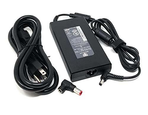 19.5V 9.23A 180W AC Adapter Charger for MSI Gaming Laptop GS43VR, GS63, GS63VR, GS65-Stealth-THIN-050, GS73VR, WS63VR WS63 w/GTX 1060, 1070 Max-Q, Quadro P4000 P3000 Compatible ADP-180MB K, A17-180P4A