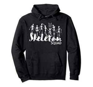 x-ray radiology tech team, skeleton squad gift pullover hoodie