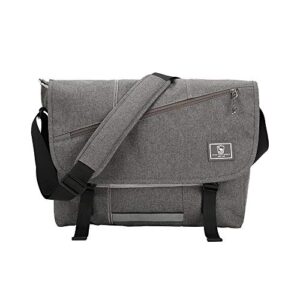oiwas messenger bag for women - canvas 15.6 inch laptop satchel computer briefcase mens crossbody bag