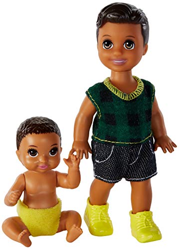 Barbie Skipper Babysitters Inc. Sibling Dolls - Toddler & Baby In Diaper, Ages 3-7